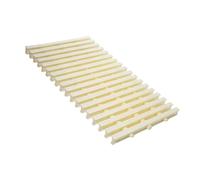 Grilles de Piscine, Grille de Drainage Flexible, Couvre-gouttière modulable à Motif Losange, Ensemble de 8 pièces pour allées et Jardins, 30 x 100 cm, empêche Les débordements et améliore l'