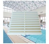 Grilles de Piscine, Grille de Drainage Flexible en ABS à 360°, Lot de 2 caniveaux de Drainage pour terrasses, salles de Bains et Cuisines, Dimensions 30 x 100 cm, idéales pour Une Gestion EF