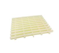 Grilles de Piscine, Grille de Drainage pour Piscine - 15 pièces, 20 x 100 cm, Idéal pour Les terrasses, Les allées et Les espaces commerciaux - Caniveau de raccordement Durable (Couleur ivoi