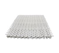 Grilles de Piscine, Grille de trop-Plein de Drainage en ABS modulable - 18 x 100 cm - Grille de Drainage extérieure pour Cours, trottoirs, fermes et façades de Maison - Durable et Facile à i