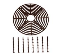 Grilles de pots de plantes, couvercle de protection du sol pour pots de fleurs, protège l'enfant de la saleté des plantes, diamètre de bouchon de creusement de chat 7,48 pouces, 4 pièces