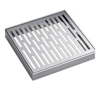 Grilles De Protection pour Drains Extérieurs, Kit De Grilles Carrées pour Drains, Grille De Protection pour Drain De Sol pour Garage, Cuisine, Salle De Bain, Cour(20x20x2cm(WxLxH))