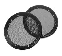 Grilles de Protection pour Haut-parleurs 2 Pièces, Fer Plastique | Woofer et Subwoofer, Usage Audio Domestique ou Voiture, Protège les Cônes Poussière et Usure
