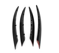 Grilles de radiateur avant Autocollants de couverture de calandre de phare antibrouillard pour avant, 4 pièces, pour Mercedes pour Benz pour classe C W205 C180/200/250/260/300(Black-A)