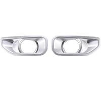 Grilles de radiateur avant Autocollants décoratifs pour phares antibrouillard pour avant de voiture, pour Jeep pour Wrangler JL 2018 et pour plus(2)