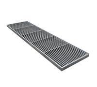Grilles de Sol à Profil Bas, Grille de Couverture de gouttière en Acier Inoxydable, Grille de Drainage de Canal linéaire extérieur pour terrasse, Cour, Garage, allée, Patio, dérivateur de ca