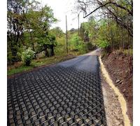 Grilles de stabilisation de gravier robustes pour allées et allées - Grilles de pavage perméables en nid d'abeille (6 x 7 m) - Protection du sol pour les zones lourdes