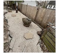 Grilles de stabilisation de sable de 5,1 cm pour allées perméables avec 10 piquets Geo Grid Taille de la base de l'abri de jardin : 1 m - 6 m de large 3 x 5 m - Renforcement durable de la pelouse