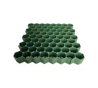 Grilles de stationnement Robustes en Gazon synthétique, for allées, graviers et Routes, for renforcer Le Sol(7cm-16 Pieces)