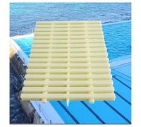 Grilles De Trop-plein De Drainage De Piscine, Grilles De Drainage, Couvercle De Drain De Sol For Les Sorties De Piscines Hors Sol Et Les Douches De Balcon De Passerelle(Bone color,15x100CM/5pieces)
