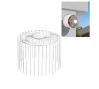 Grilles de Ventilation en Acier Inoxydable 304 4.5 10.5 19.0 5.5 7.0 15.5 17.3 cm, Imperméable Capot de Sortie d'air, Grilles de Aeration pour Intérieur Extérieur, Entrepôt(15.5cm)