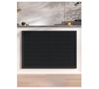 Grilles de ventilation murales - Grille de radiateur et filtre à air gris foncé 14 x 24 po pour bureaux, salons et cuisines - Grilles de ventilation durables, améliorent la circulation de l'