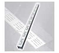 Grilles de vidange de tranchée, avec grille en acier inoxydable, design fin pour une utilisation en extérieur, 10,2 cm de large