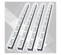 Grilles de vidange de tranchée, avec grille en acier inoxydable, design fin pour une utilisation en extérieur, 10,2 cm de large