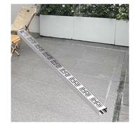 Grilles de vidange de tranchée en acier inoxydable - Crépines d'égout en métal robustes et couvercles de vidange de piscine pour une gestion efficace de l'eau et une durabilité