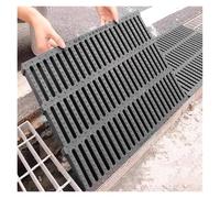 Grilles de vidange pour une installation facile, adaptées pour les parkings, les usines, les jardins, les allées - 2 à 3 cm d'épaisseur