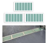 Grilles de vidange robustes en acier inoxydable - Drainage de sol et couvercles d'égout durables, solution de grille de tranchée durable, installation facile, résistante à la rouille, design robuste