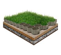 Grilles d'herbe 16 pcs Vert 60x40x3 cm Plastique