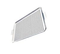 Grilles en acier inoxydable pour barbecue extérieur avec design perforé et poignée pour poissons et légumes facile à laver