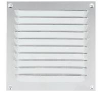 Grilles estampées en alu avec moustiquaire - 200x100 RENSON