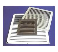 Grilles estampées en alu avec moustiquaire - 400x100 RENSON