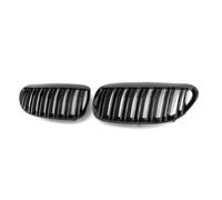 Grilles Pare-chocs Avant Voiture Pour E63 E64 Série 6 2004-2010 Noir Double Ligne Style Course Gril Style Automatique Auto Calandre Grilles Avant