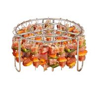 Grilles Pour Friteuse Sans Huile - À Brochettes Résistante À La Chaleur Verticale | Brochettes De Cuisson Anti-Adhésives Réutilisables Antirouille En Acier Inoxydable Pour Légumes Maïs