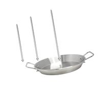 Grilles pratiques pour brochettes verticales systèmes de cuisson 3 pointes en acier inoxydable facile à utiliser pour barbecue, brochettes kebab, outil de cuisson