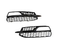 Grilles Prise D'air Antibrouillard Pare-Choc Avant Noir Brillant compatible avec A3 8V S-Line 12-16