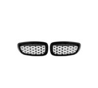 Grilles radiateur avant voiture Pour BMW Série 3 GT F34 Gran Turismo 328i 330i 335i 340i 2012-2019 Grilles De Calandre Chromées Style Météore Diamond Grill(Noir)