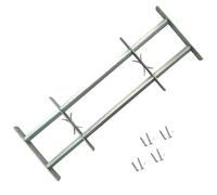 Grilles réglables de sécurité de fenêtres - Solide&Luxe - barre anti-effraction - 2 pcss - 1000-1500 mm - acier galvanisé（77102）