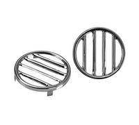 Grilles rondes chromées de klaxon pour Volkswagen Coccinelle Split ->52 - 2 pièces