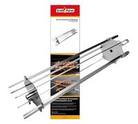 Grillfürst Set chachlik pour tournebroche et rôtissoire - incl. 6 brochettes pour chachlik, gyros ou kebab - Barbecue Rôtissoire - Fourchette Brochettes Universelles en Acier Inoxydable