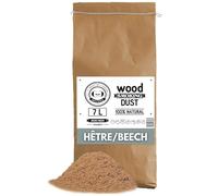 GRILLGOLD Sciure de Bois pour fumoir. Fumer Poisson, Viande, légumes. Sac Papier 7L hêtre