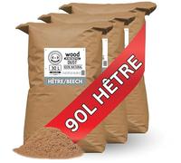 GRILLGOLD Sciure de Bois pour fumoir. Fumer Poisson, Viande, légumes. Sacs Papier 90L hêtre
