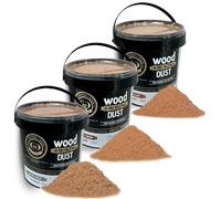GRILLGOLD Wood Smoking Dust Farine de fumage pour fumer et fumer à froid du poisson, de la viande et des légumes dans un seau refermable de 1 litre de hêtre, aulne et cerise