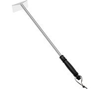 Grilliance Râteau à cendres pour cheminée, poêle à bois, four à pizza, grattoir en acier inoxydable, outil de nettoyage allongé pour fumoir, céramique, Kamado, barbecues Vision