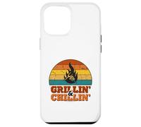 Grillin' and Chillin' | Retro BBQ Grill Master Coque pour iPhone 12 Pro Max