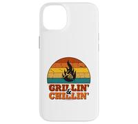 Grillin' and Chillin' | Retro BBQ Grill Master Coque pour iPhone 14 Plus
