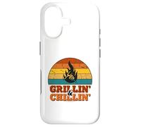 Grillin' and Chillin' | Retro BBQ Grill Master Coque pour iPhone 17