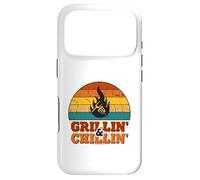 Grillin' and Chillin' | Retro BBQ Grill Master Coque pour iPhone 17 Pro