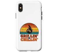 Grillin' and Chillin' | Retro BBQ Grill Master Coque pour iPhone X/XS