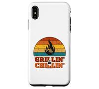 Grillin' and Chillin' | Retro BBQ Grill Master Coque pour iPhone XS Max