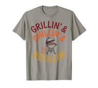 Grillin Chillin Barbecue Rechargeable pour Barbecue T-Shirt