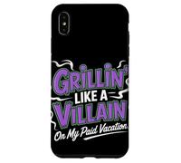 Grillin Like a Villain on My Payed Vacation Labor Day Coque pour iPhone XS Max