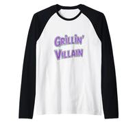 Grillin Like a Villain on My Payed Vacation Labor Day Manche Raglan