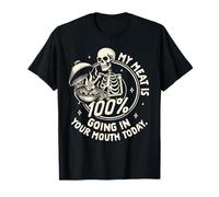 Grilling BBQ Party My Meat va à 100 % dans votre bouche aujourd'hui T-Shirt