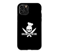 Grilling Till The End Tête de Mort Casquette de Chef BBQ Coque pour iPhone 11 Pro