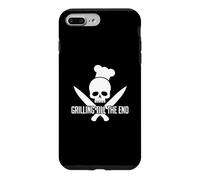 Grilling Till The End Tête de Mort Casquette de Chef BBQ Coque pour iPhone 7 Plus/8 Plus