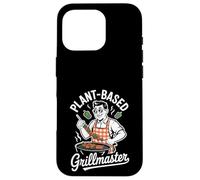 Grillmaster BBQ Végétarien Humoristique à Base de Plantes Papa végétalien Coque pour iPhone 16 Pro